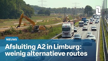 Verbreding A2 in Limburg zorgt voor afsluitingen | L1 Nieuws