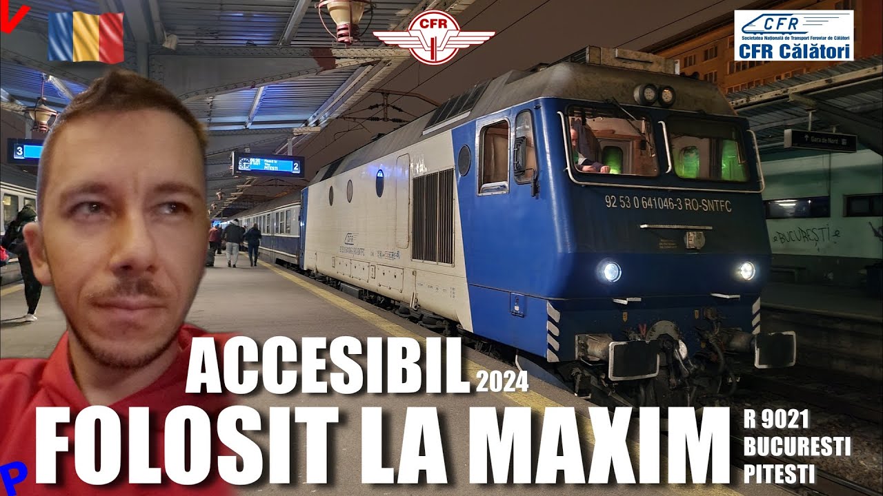 Bucuresti - Pitesti | Tren bine utilizat dar ajungi incet la final