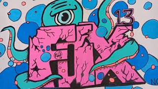graffiti throwie  /FØX13/