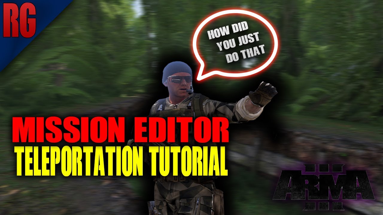 Arma 3 EDEN Editor Tutorial - How To Set Up Custom Teleporters In Your Mission