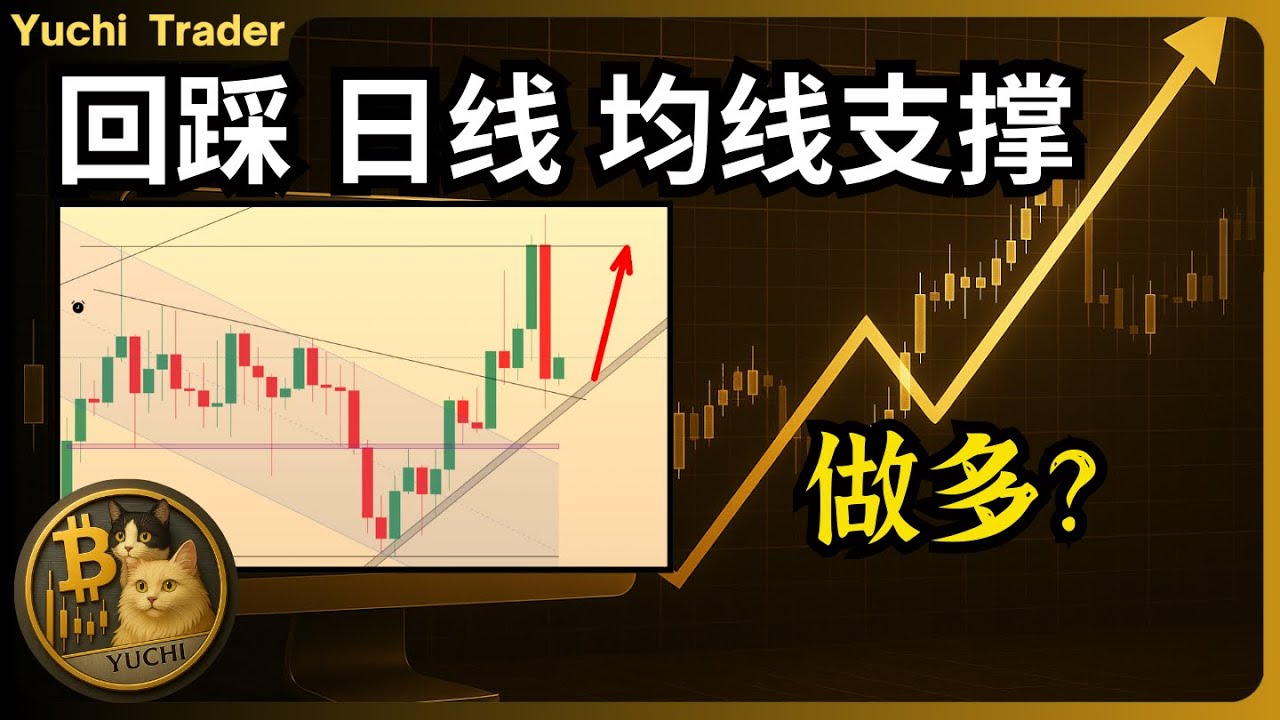BTC 回踩 日线均线组支撑，做多？比特币行情分析(BTC/ETH/比特币/以太坊/bitcoin/ethereum行情分析)