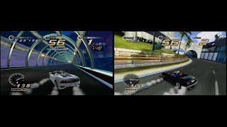 Outrun 2 (Scud Race bonus stage) 2 player Xbox System Link game