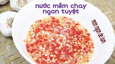 cách làm nước mắm chay bằng muối ngon tuyệt như nước mắm mặn , đậm đà để lâu/mon chay ngon de lam