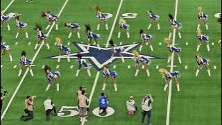 2024 Dallas Cowboys Cheerleaders pregame performance thunderstruck dance 9/15/24 vs new Orleans