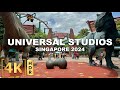 2024 full tour of universal studios singapore  dinosaur shows and pov ride tours  sentosa island