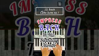 J.S. Bach Cello Suite No.1 Just Feels like Spring! #bach