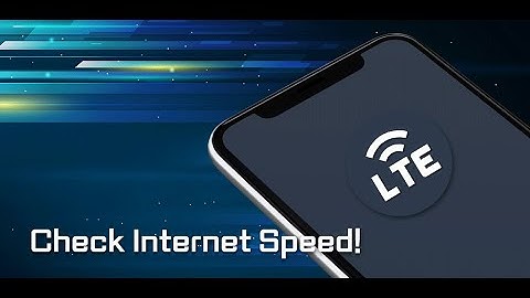 Internet Speed Test Application