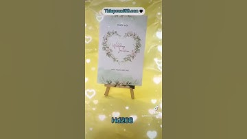 Mẫu thiệp cưới - HD 208 - Thiệp cưới đẹp 2022-2023