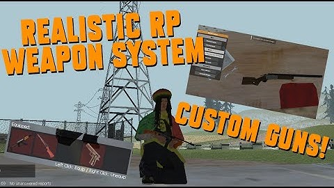 MTA:SA - Roleplay Realistic Weapon System