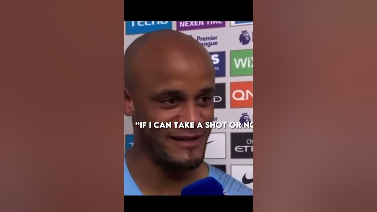 Kompany silenced his teammates 🥶 🔥 #kompany #leicester #mancity #football #premierleague #goatedit