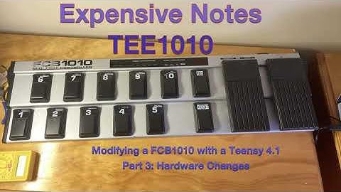 TEE1010 Part 3 - Modifying the Insides - A FCB1010 rebuild with a Teensy 4.1