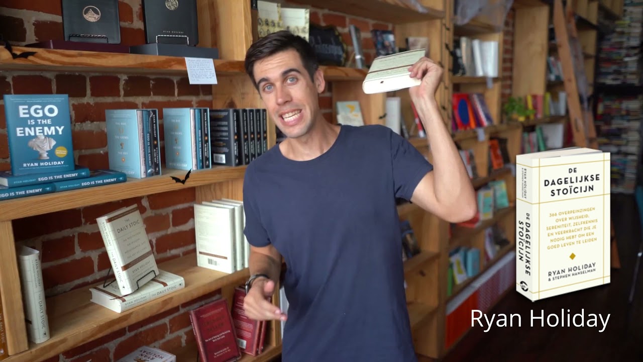 Ryan Holiday over zijn boek 'De dagelijkse stoïcijn'