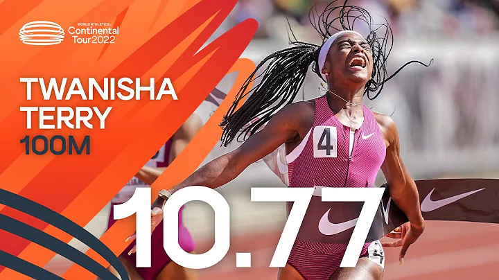 Twanisha Terry powers to windy 10.77   | Continent...