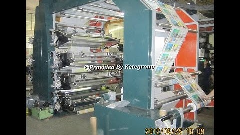 8 Color Flexographic Printing Machine