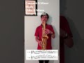 Day 10 of Blues Scales: Concert D Minor Blues #blues #jazz #music #saxophone #altosax #tenorsax