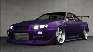 I drove a Nissan GT-R R34 in MIDNIGHT RACING TOKYO!|@mayhem-official-plays |#roblox|#r34|#Gaming