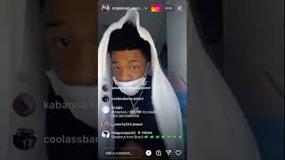 NCG Kenny B talks beef on IG live “Some of them are respectful!”