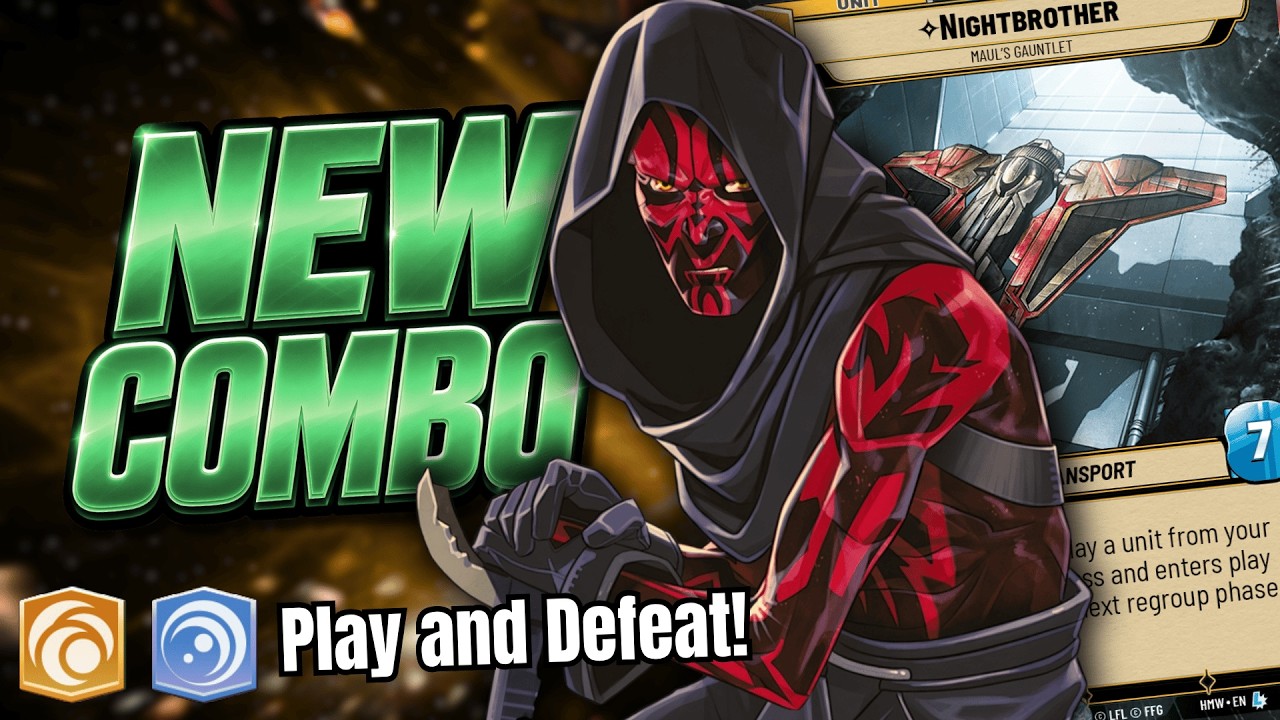 Crazy Leader with Crazy Combo! MAUL BLUE! - Gameplay / Star Wars Unlimited