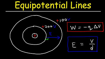 Equipotential Lines & Surfaces, Electric Field, Work & Voltage - Physics