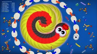 "Worms Zone.io 2024: Ultimate Snake Gaming Fun 🐍 | Big Snake Challenge #351" screenshot 5