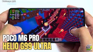 Poco M6 Pro Test Game Minecraft | Helio G99 Ultra