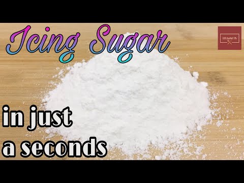 Video: Paano Gumawa Ng Icing Sugar