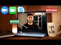 How to Look GOOD on VIDEO CALLS - Skype, Zoom, FaceTime | Video Interviews