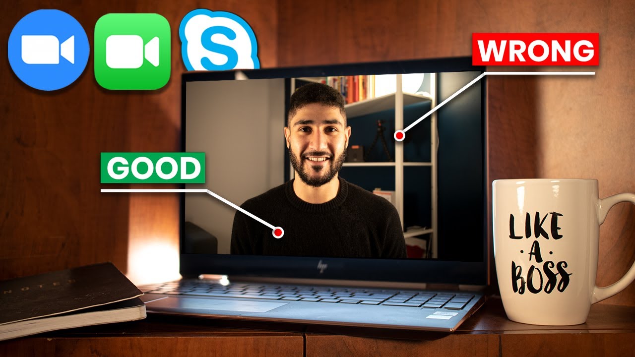 How to Look GOOD on VIDEO CALLS - Skype, Zoom, FaceTime | Video Interviews - YouTube