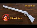 DIY Paper Gun Without Glue | Easy Origami Paper Gun Tutorial