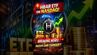 HBAR TOKEN ETF BREAKING NEWS #hbar #hedera #cryptoshorts #nasdaq #shorts