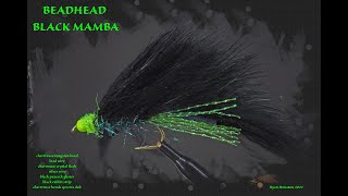 FLY TYING THE BEADHEAD BLACK MAMBA STALKING FLY WITH RYAN HOUSTON