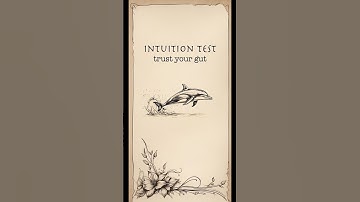 Intuition Test ☀️, what did you get? #intuitiontest #shorts #psychology #challenge #intuition #test