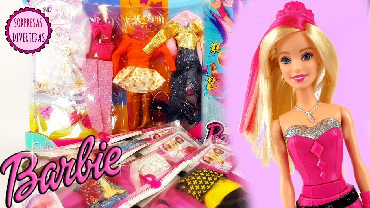 Princesa + y complementos de moda para muñecas Barbie - YouTube