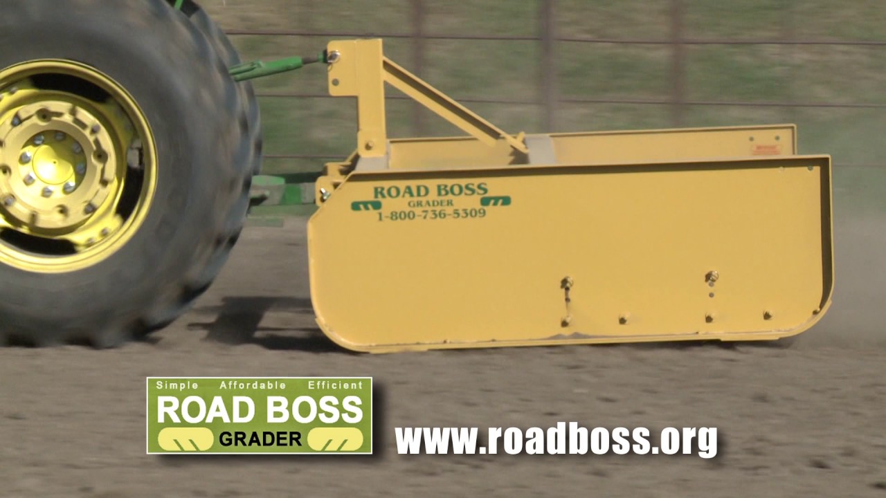 Road Boss Grader Horse Arena YouTube