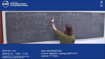 Algebraic Topology (MTH-ALT) Lecture 13