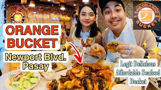 The ORANGE BUCKET Newport Blvd. Pasay City. Affordable and Delicious Seafood Bucket #Orangebucket