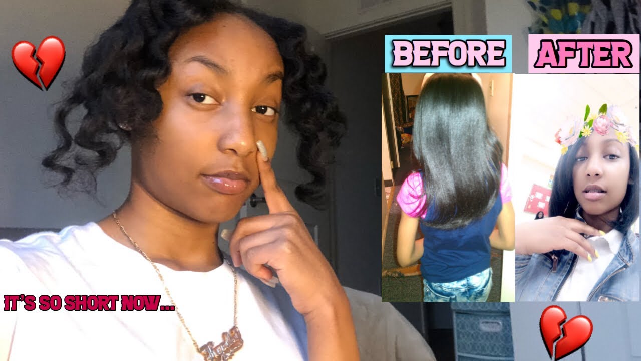 STORYTIME: I CUT MY HAIR BY ACCIDENT 💔🤦🏽‍♀️! - YouTube