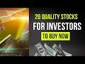 20 best quality stocks for investors to buy now