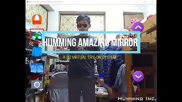 Demo - Humming Amazing Mirror (A 2D Virtual Try-on System)