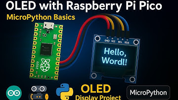 Raspberry Pi Pico with OLED Display | Beginners I2C Project Tutorial (SSD1306)