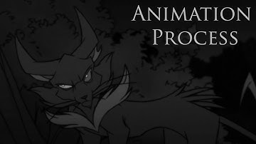 Black Cat Walk Cycle Animation Progression