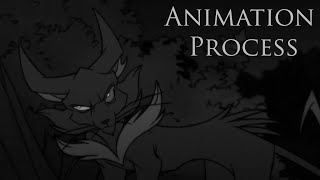 Black Cat Walk Cycle Animation Progression