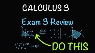 Calculus 3 Exam 3 Review (full Walkthrough Summer 26)|double Integrals, Triple Integrals & Jacobians