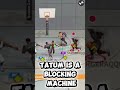 Insane Blocks #trending #basketballplayer #dunkcitydynasty #dcd #viral #fyp #jaysontatum #basketball