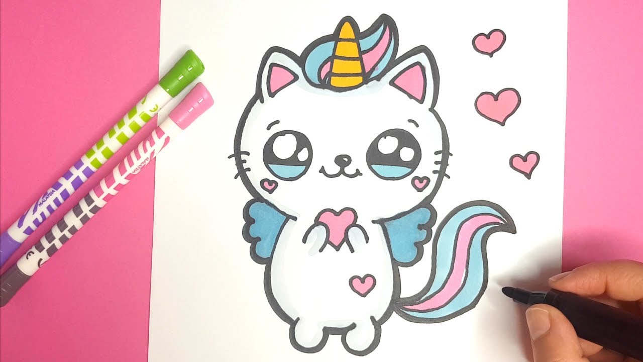 30+ Kawaii Malen Leicht Einhorn Images