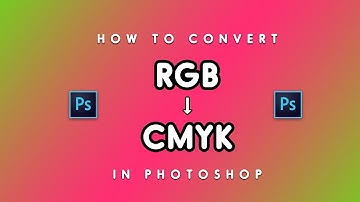How To Convert RGB to CMYK in Photoshop । Converting RGB to CMYK in Photoshop CC ।