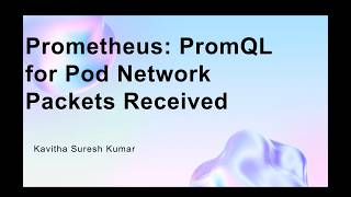 Prometheus: PromQL for Pod Network Packets Received