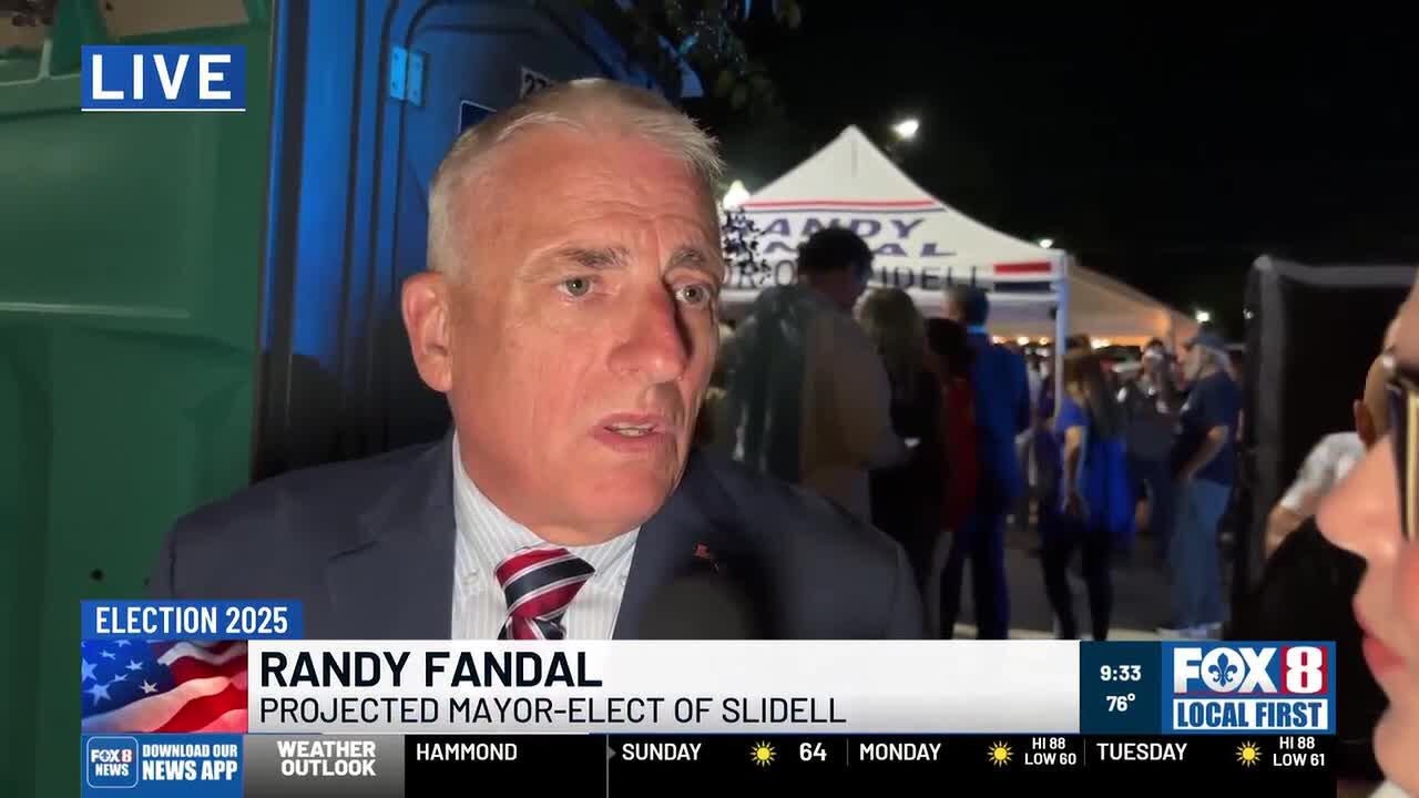 Randy Fandal is the new Mayor of Slidell