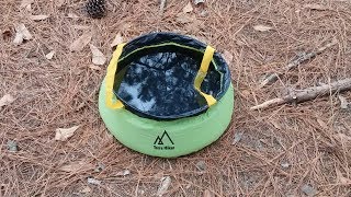 Terra Hiker collapsible water bucket unboxing and review
