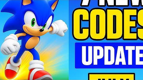 Sonic Speed Simulator July Codes 2025| Secret Updated Revealed 🔥